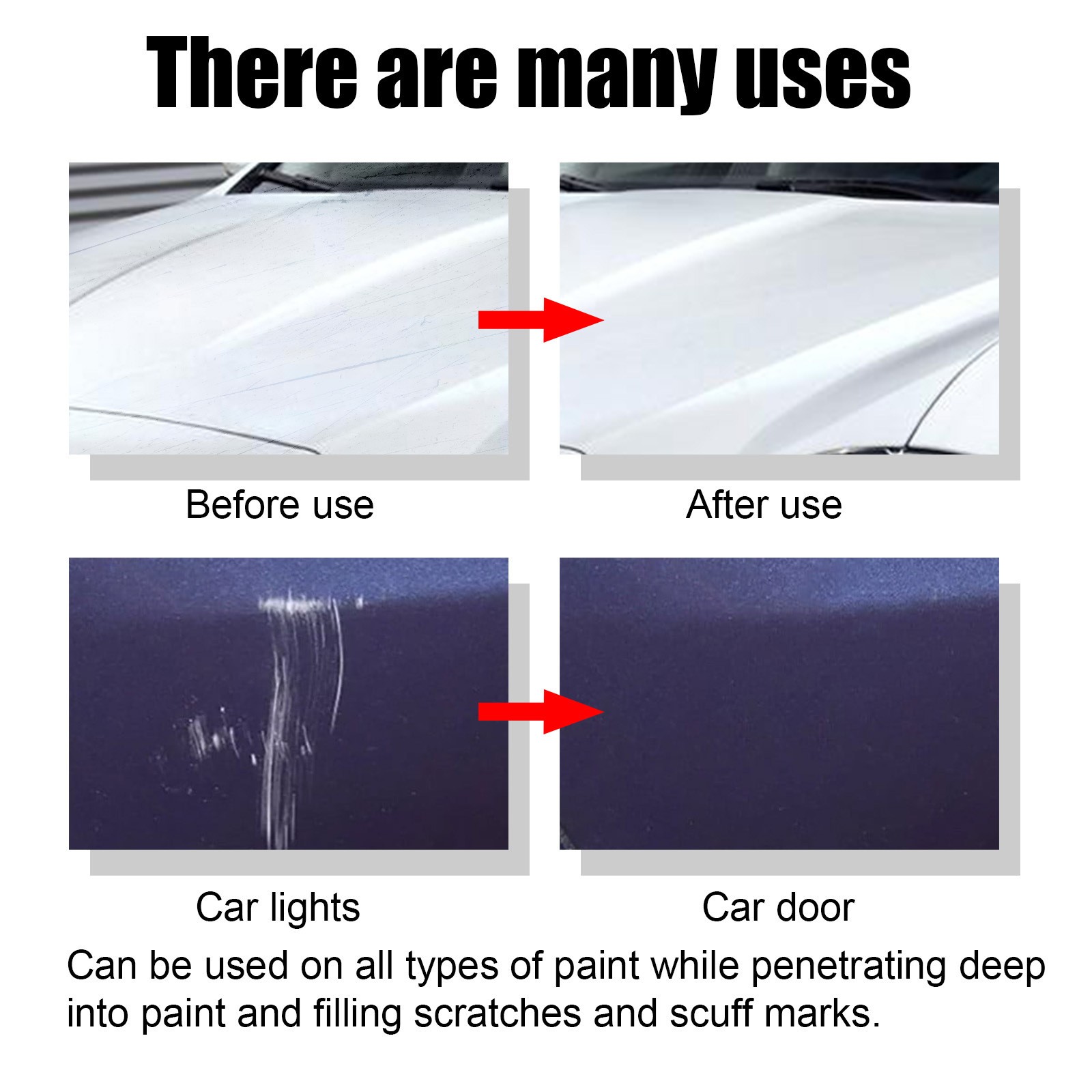 1~5X Car Scratch Repair Paste Professional Scratch Remover Paste 120g
