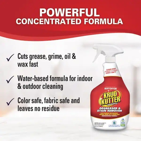 1 Quart Multi-Surface Cleaner & Degreaser Heavy Duty Grease Remover