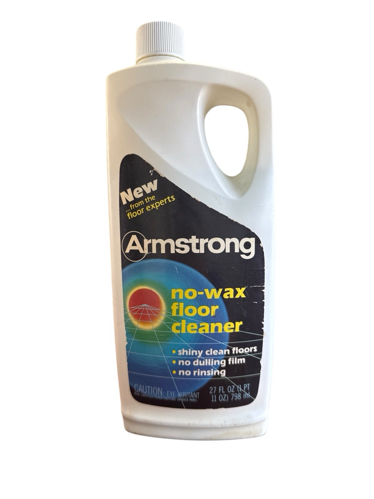 1988 Armstrong No Wax Floor Cleaner No Film No Rinse 27 oz Partial
