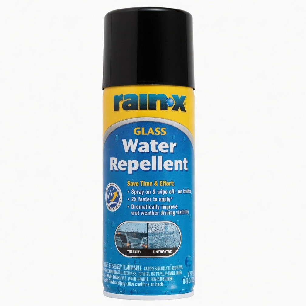 Rain-X 630168 Glass Water-Repellent Aerosol 12 oz.