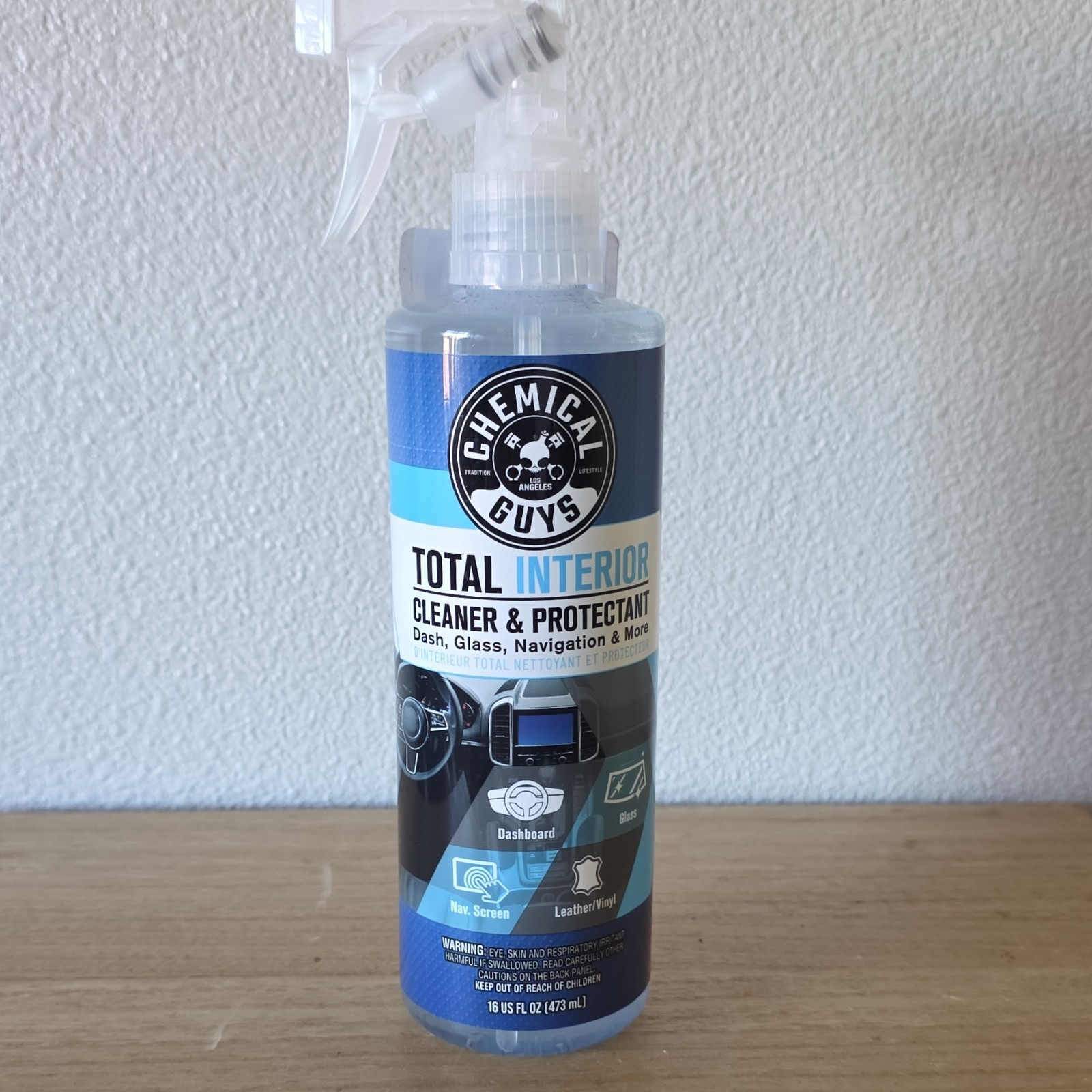 Total Interior Cleaner & Protectant – Fresh Scent, 16 oz for Effortless Cleaning