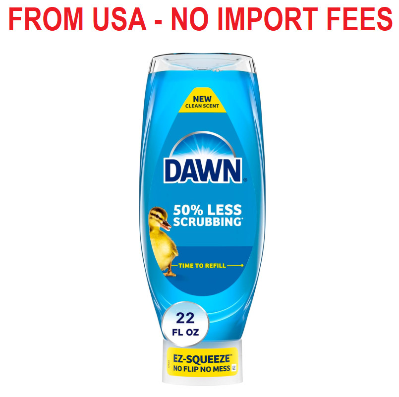 22fl oz Dawn EZ-Squeeze Ultra Dish Soap, Dishwashing Liquid, Original, Dish Soap