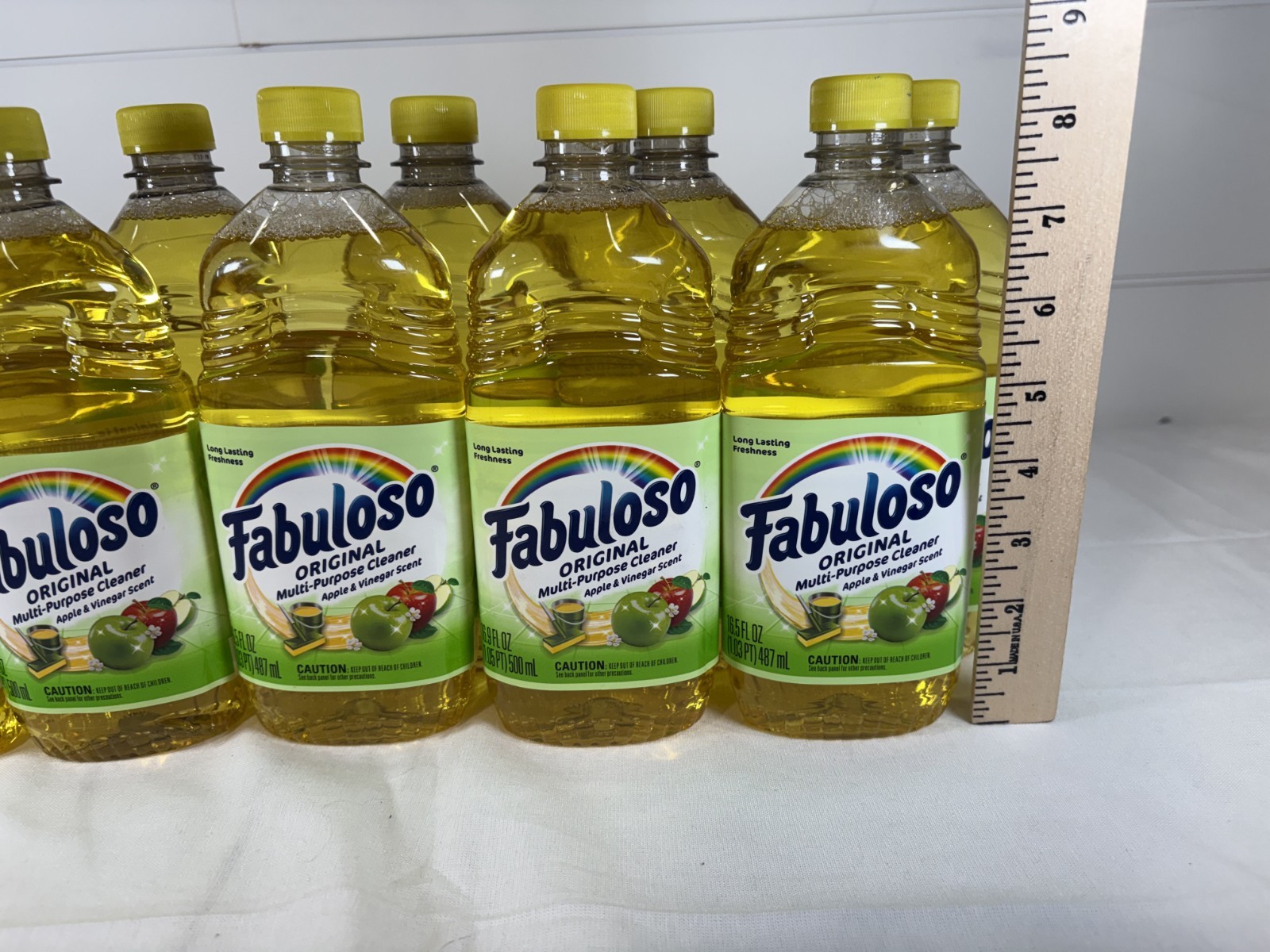 LOT 10 Bottles Fabuloso VINEGAR APPLE All Purpose Cleaner 16.9 oz Ea Bottle NEW