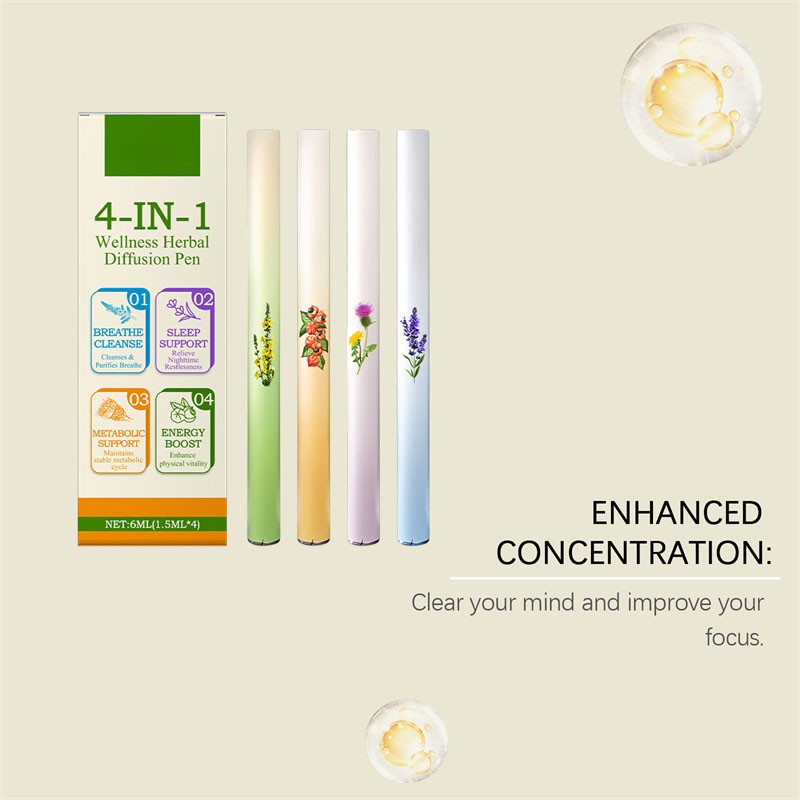 12PCS Natural Diffuser with Mint for Lung Health & Fresh Air 2026 NEW