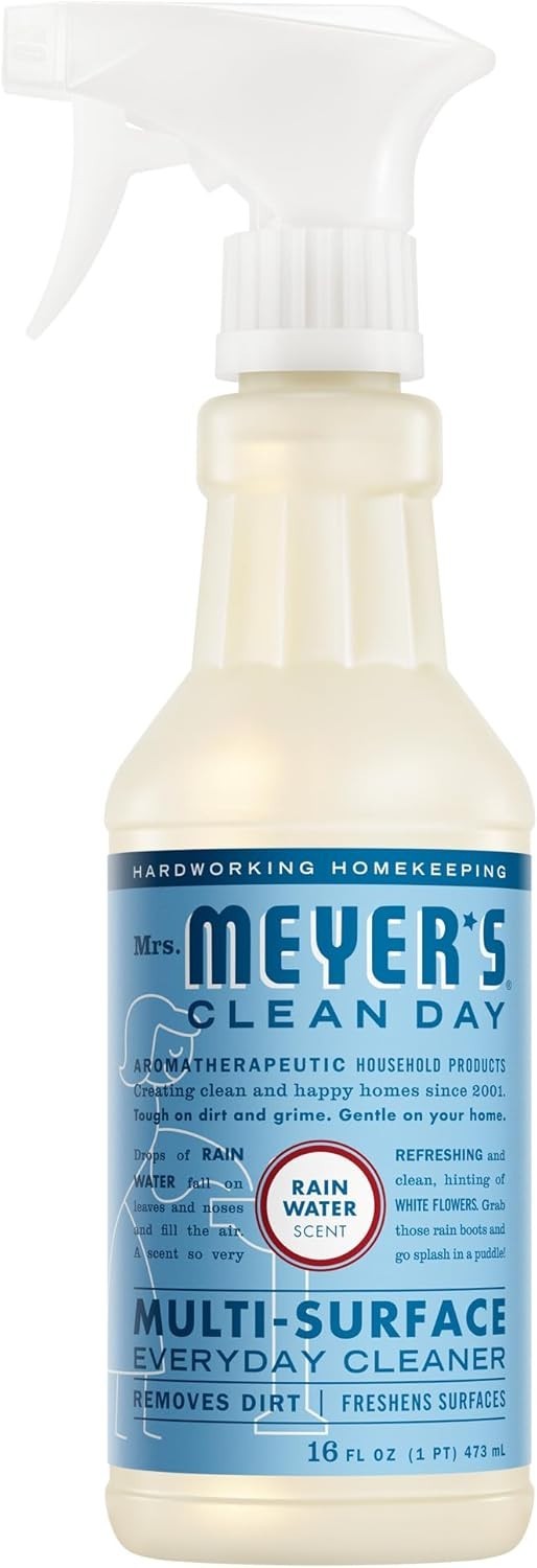 MRS. MEYER’S CLEAN DAY Multi-Surface Everyday Cleaner, Rain Water Scent, 16 Fl O