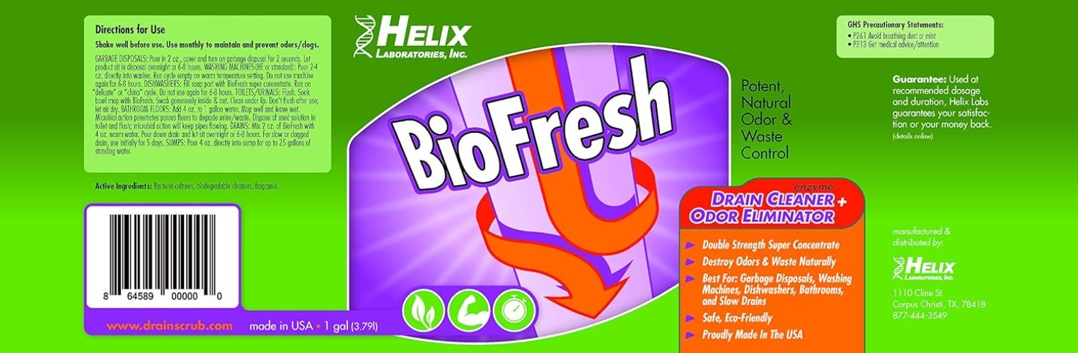 Smell Remover for Garbage Disposals – 1 Gallon