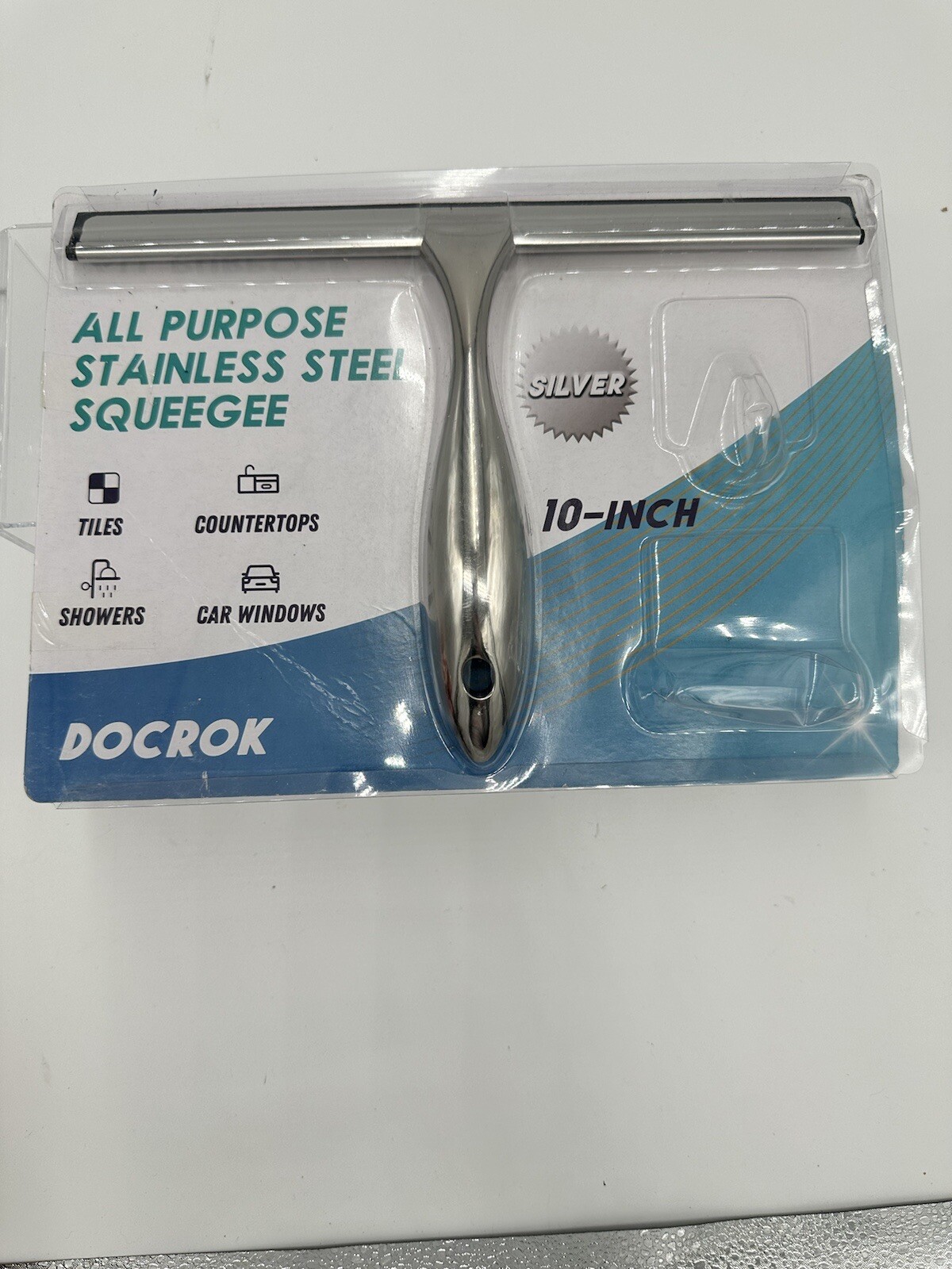 10 In Stainless Steel Squeegee