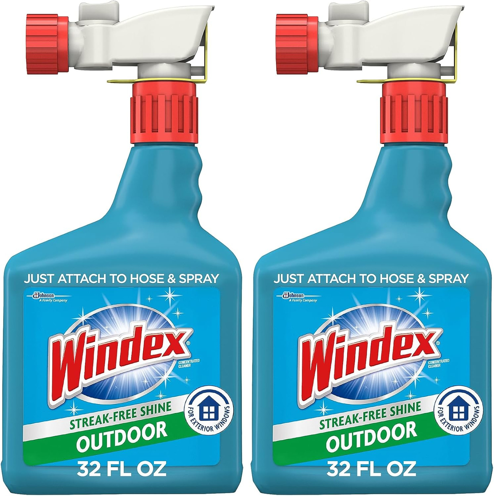 Glass Cleaner Concentrated Formula for Outdoor Windows and Surfaces Compatible