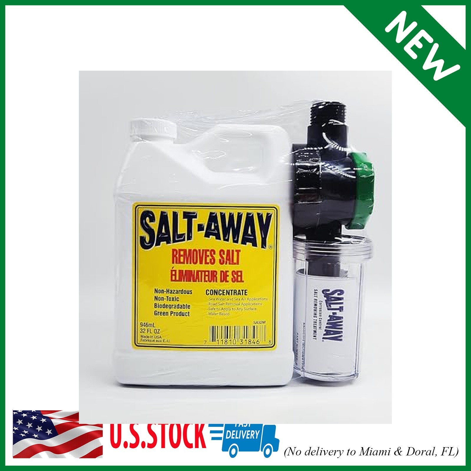 Salt-Away Concentrate Kit with Mixing Unit 32 fl oz – 946 ml)