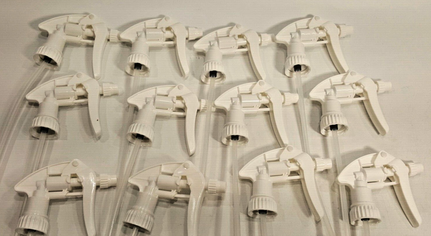 12 Pcs Heavy Duty Chemical Resistant Trigger Sprayer Spray Bottle Nozzle Head
