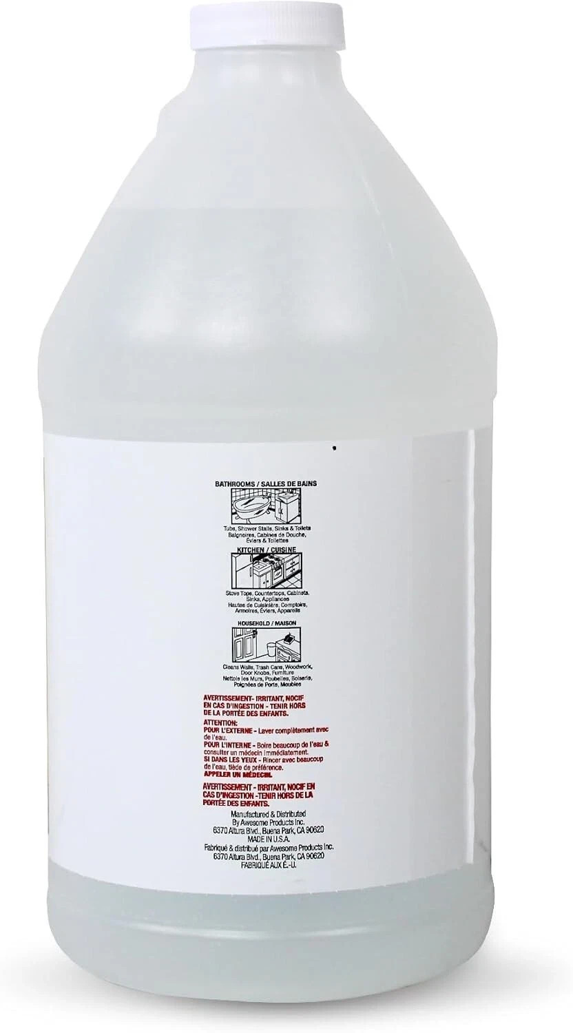 Clear Ammonia, 64 oz, Multipurpose, Multi-Surface Cleaning Solution..