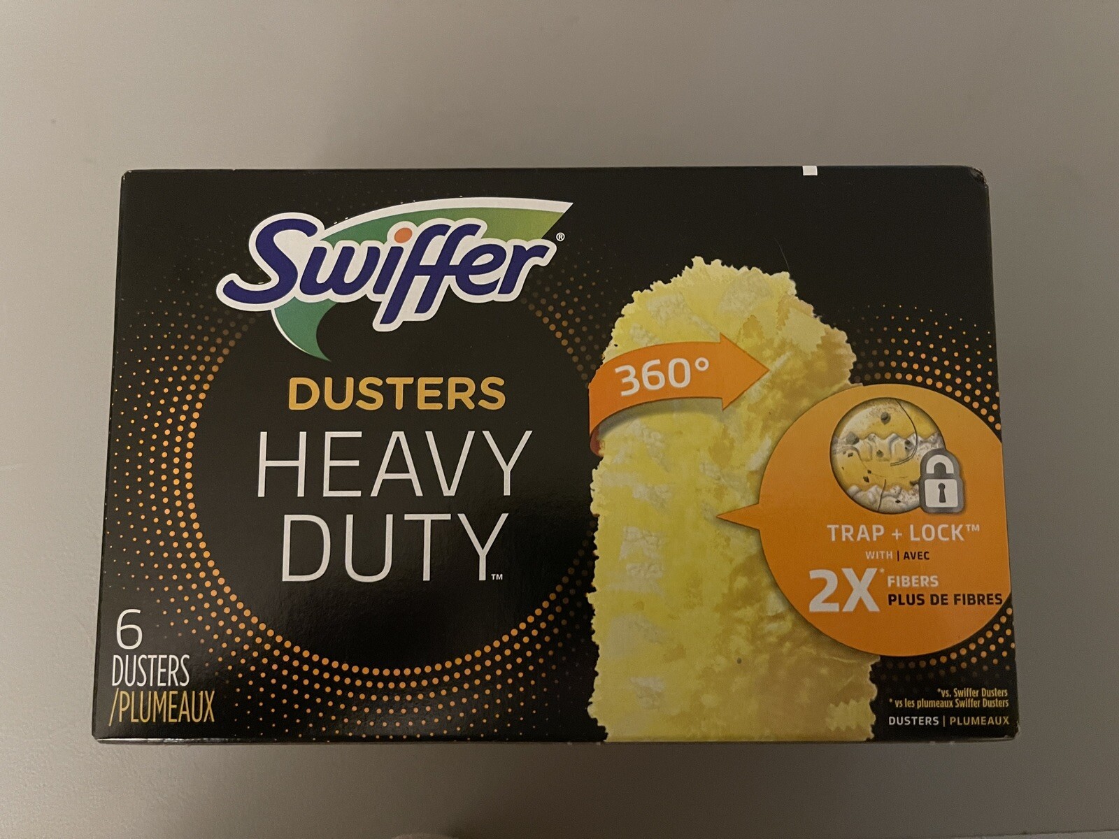 1 – Swiffer 360 Heavy Duty Dusters Microfiber Heavy Duty Duster Refill 6 pk