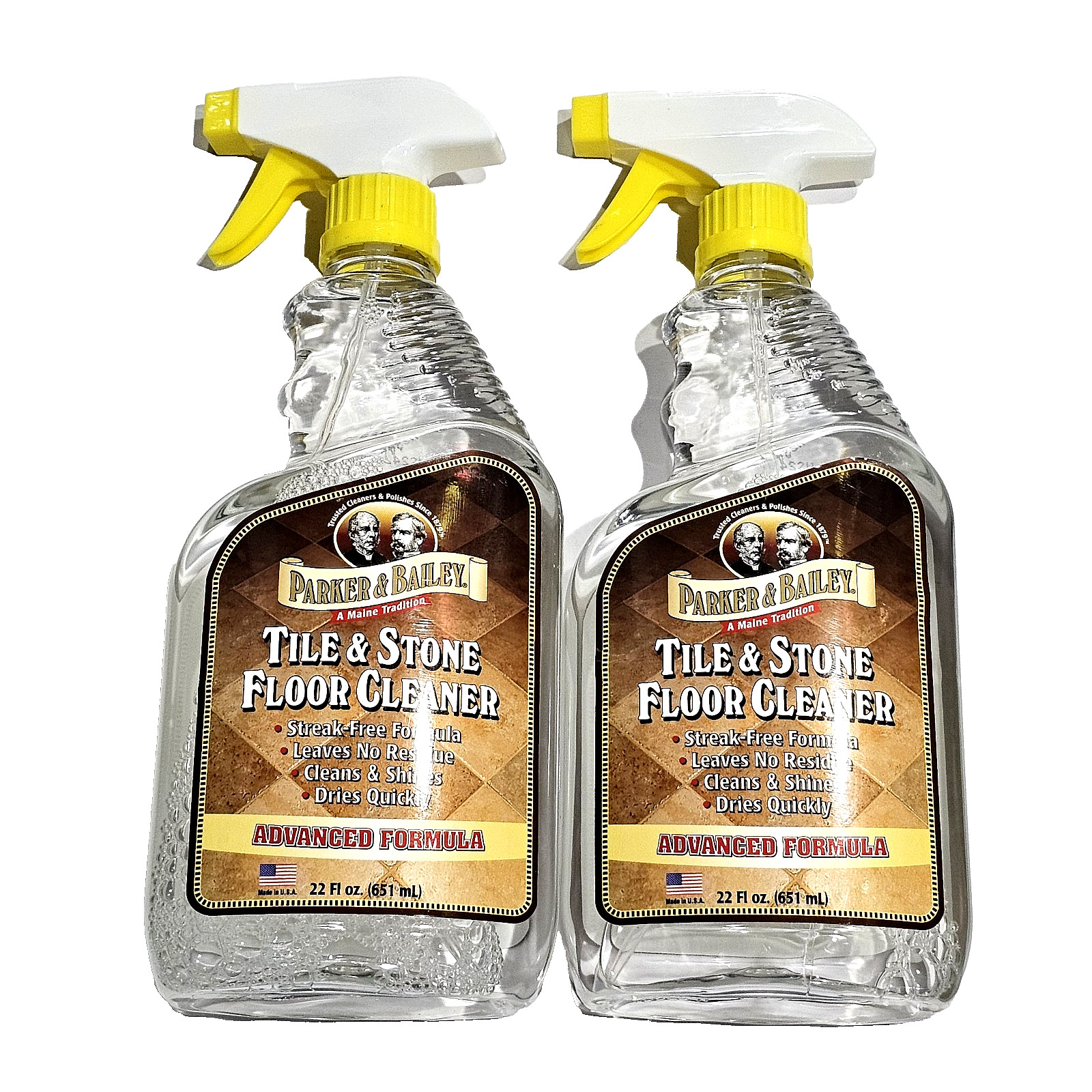 2 Pack Parker & Bailey Title & Stone Floor Cleaner Streak Free 22oz