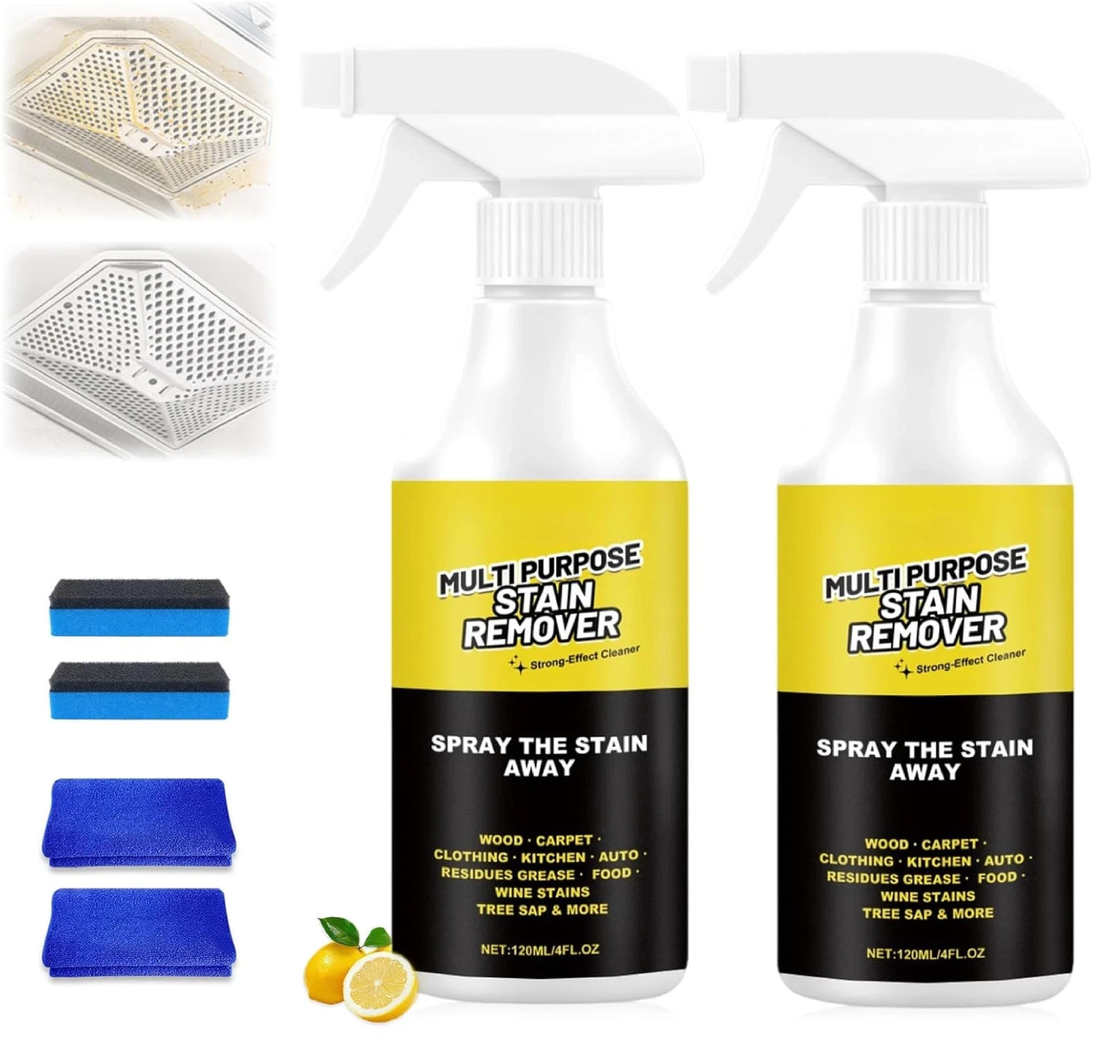 2Pcs Alien Multi-Purpose Stain Remover, All Purpose Cleaner Spray Powerful Clean