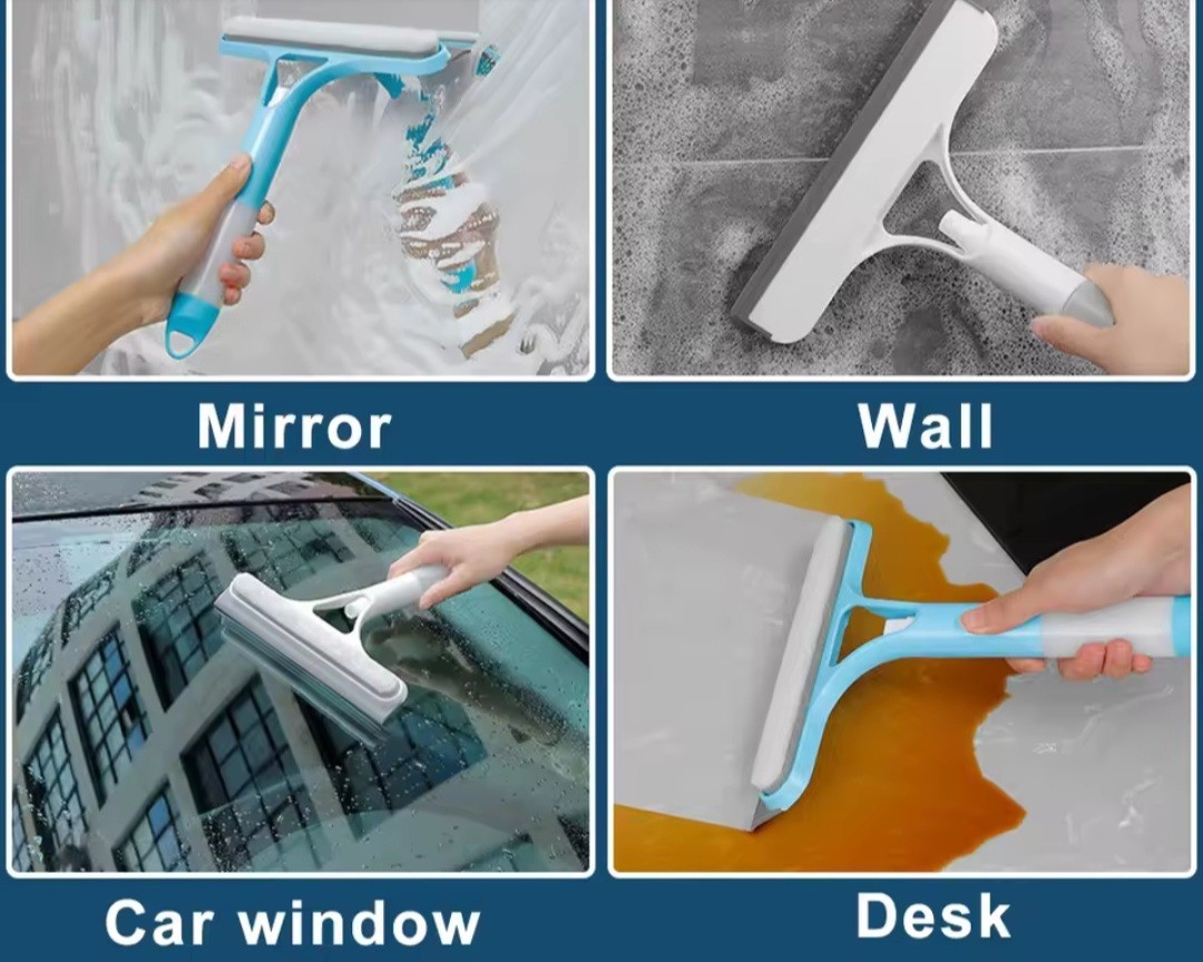 3 in 1 Multi Function Window Cleaning Squeegee Multi Function Glass Mirror Wiper