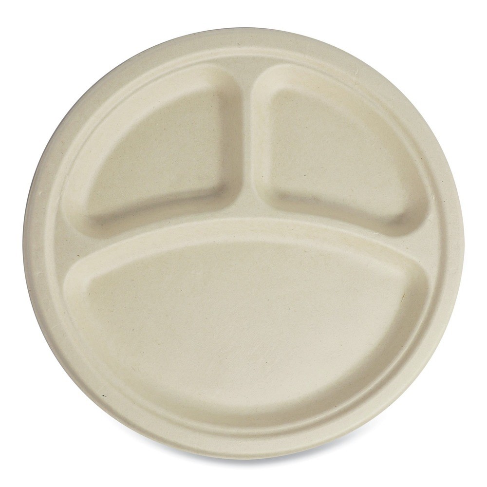 World Centric PLSCU10TLFS 10 in. Paper Fiber Plates – Natural (700/Carton) New