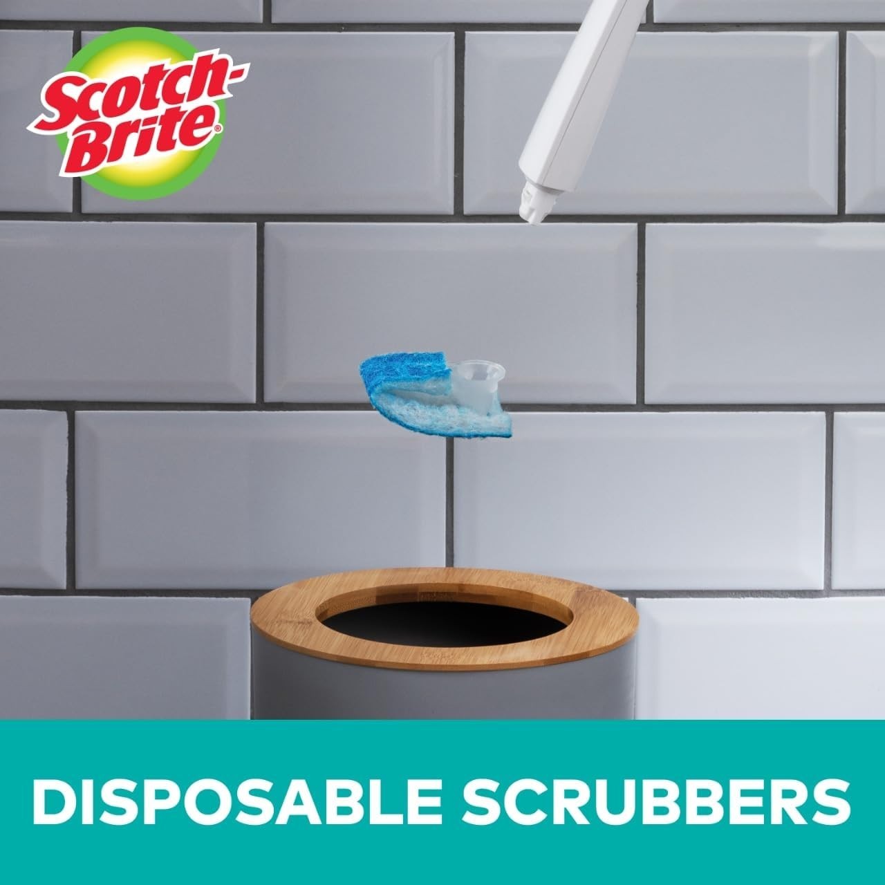 10-Pack Scotch-Brite Bleach-Free Toilet Scrubber Refills for Effortless Cleaning