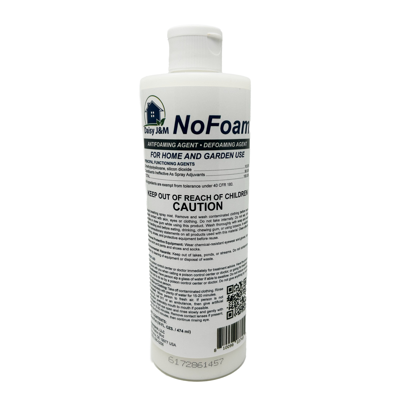NoFoam Anti-Foam/De-Foamer 16 fl oz Bottle by Daisy J&M