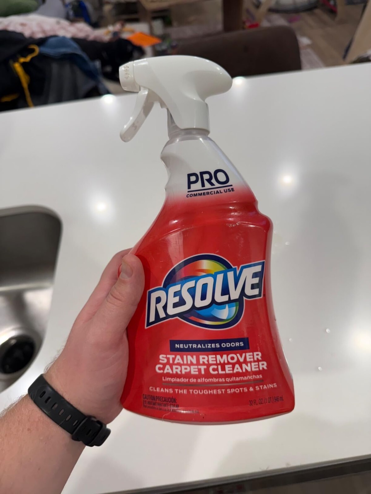Resolve Professional Strength Spot and Stain Carpet Cleaner 32 Fl Oz (Pack of 1)