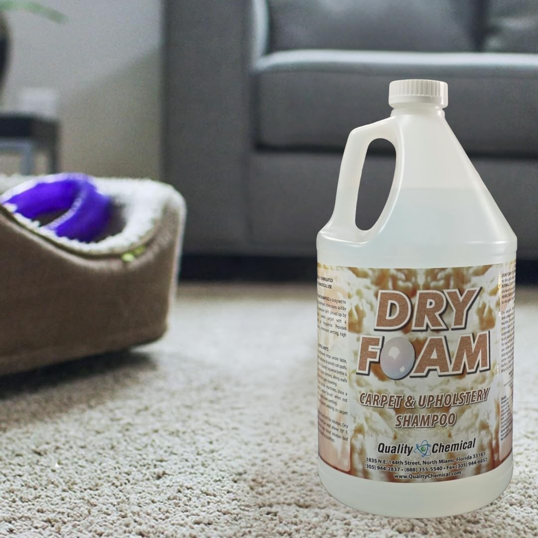 Dry Foam – Premium Carpet Shampoo – Industrial Strength Dry & Wet Cleaner for…