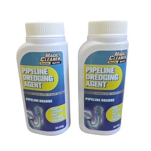 LOT OF 2 DrainPro Powerful Pipe Dredging Agent, Quick Cleaning Drain Cleaner NEW