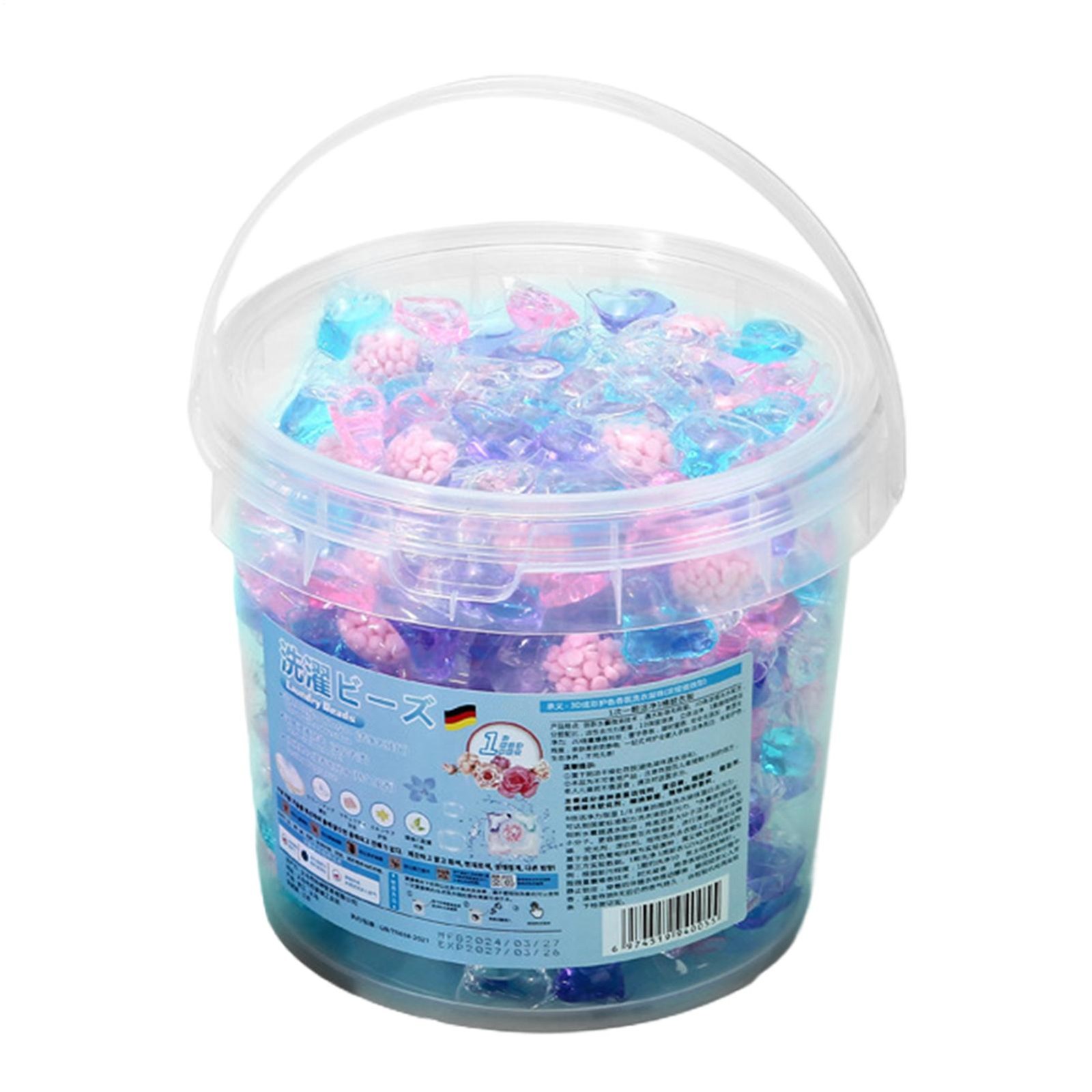 Laundry Detergent Pods Deep Cleaning 40 Tablets Beads Laundry Pods