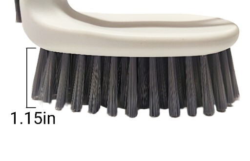 1pc Heavy Duty Plastic 2 in 1 Scrub Brush For Cleaning Bathroom Kitchen
