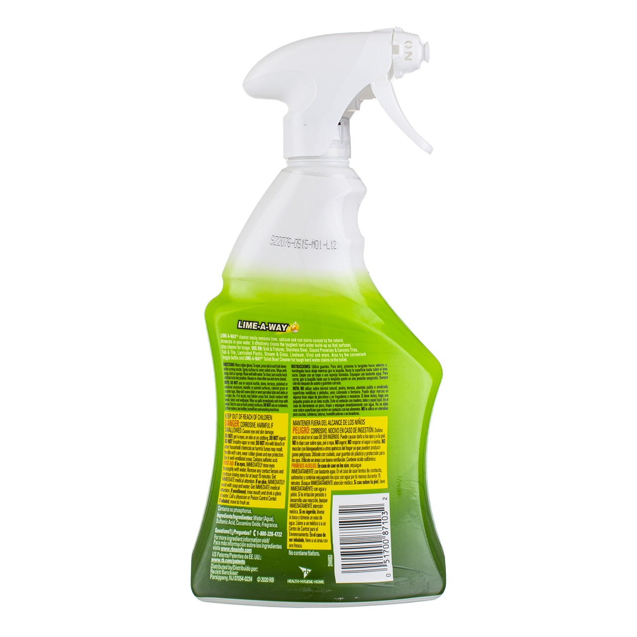 2 Pack Lime-A-Way Trigger Bathroom Cleaner Spray, 22 fl oz