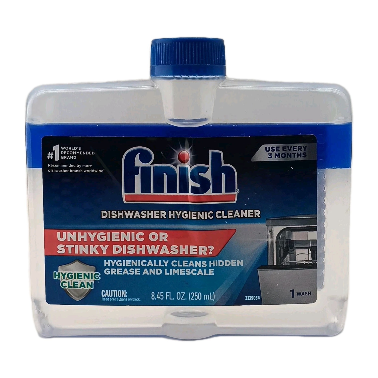 Finish Dishwasher Hygienic Cleaner for Grease Limescale Odors 8.45 Ounces