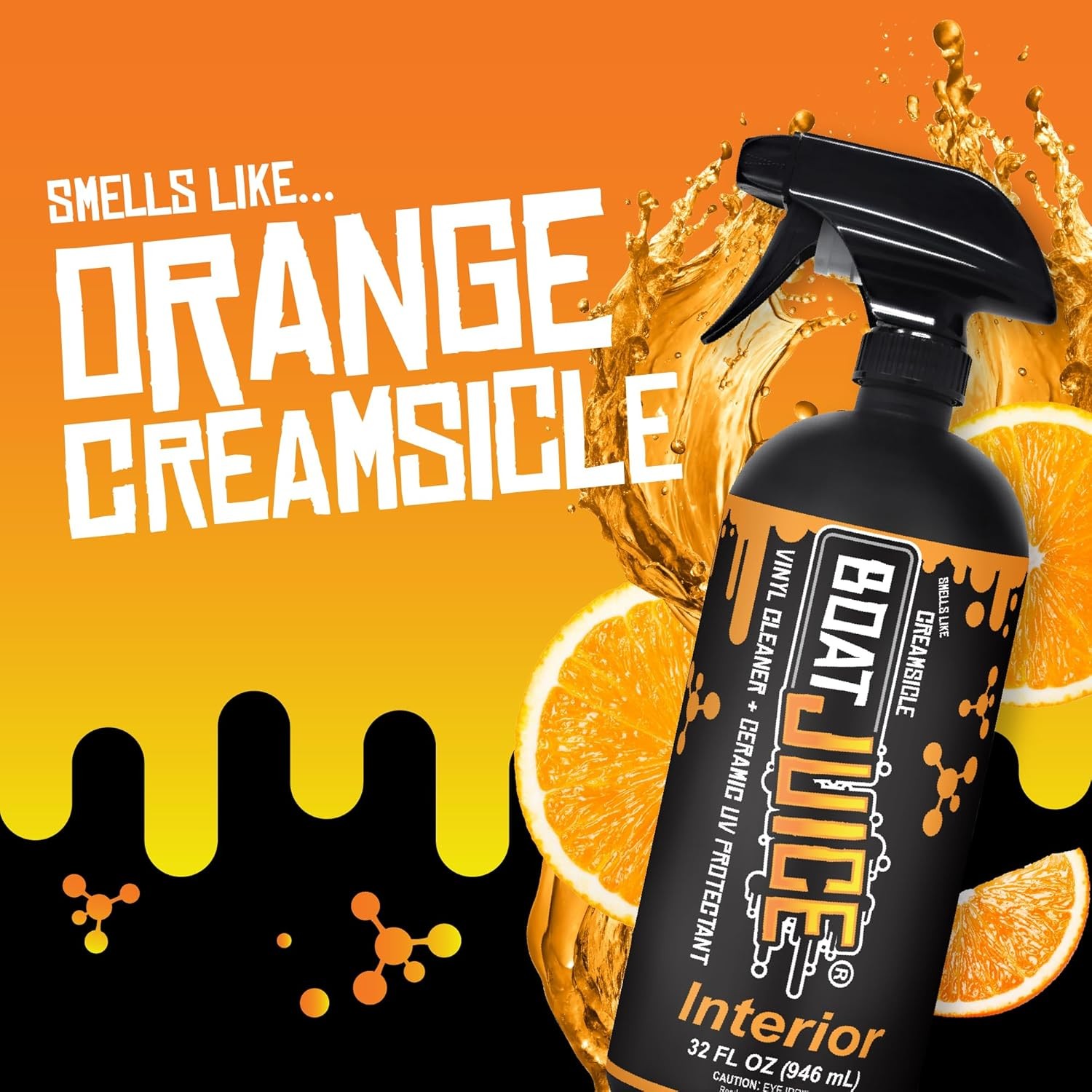 Boat Juice 2in1 Interior Boat Cleaner & Protectant Spray | Vinyl Boat Seat Clean