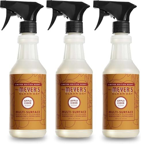 Mrs Meyer’s Clean Day Apple Cider Multi Surface Cleaner 16 Fl Oz Pack of 3