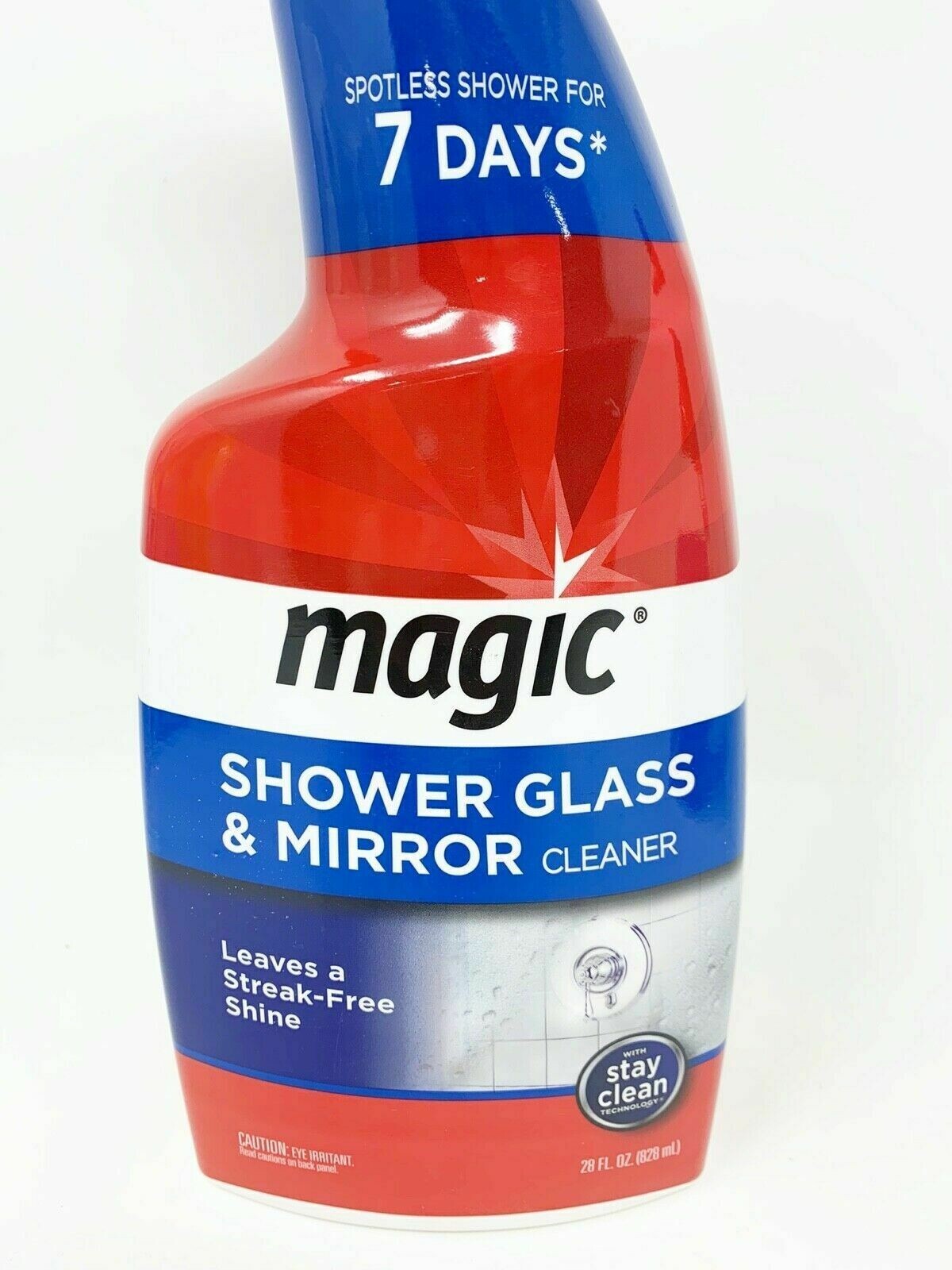 LOT of 3 Magic Shower Glass & Mirror Cleaner Trigger Spray, 28 Fl Oz NEW