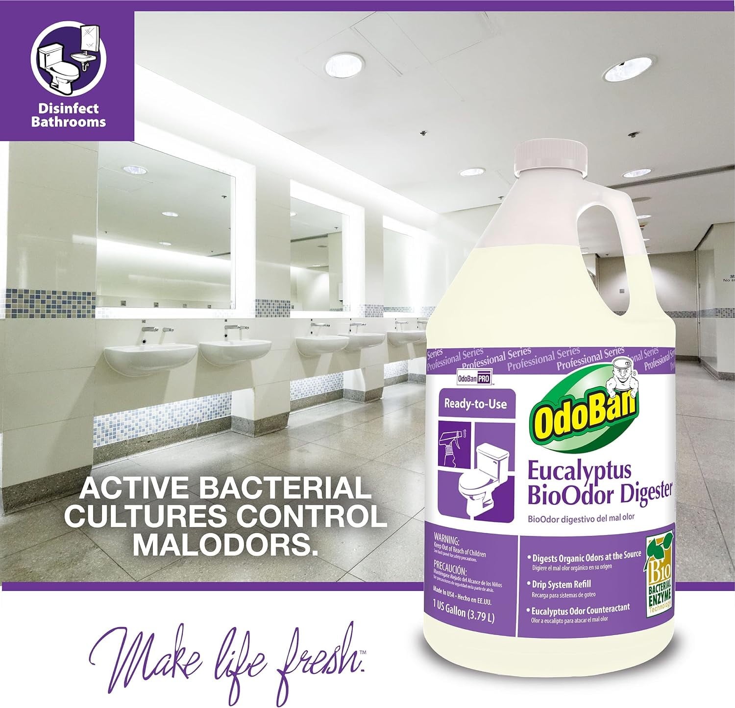 Professional Cleaning Ready-to-Use BioOdor Digester Harsh Aroma Counteractant
