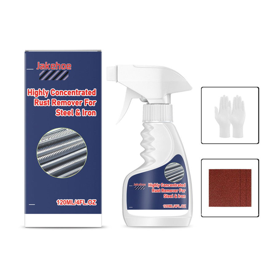 Industrial Rust Remover 120ml Highly Concentrated Fast Acting Steel Iron Cleaner