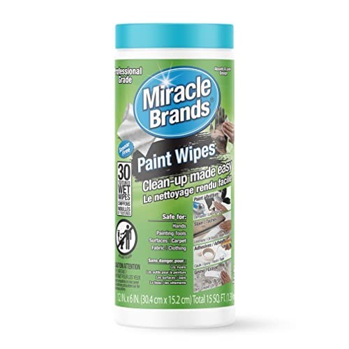Heavy Duty Cleaning Wipes 30 Count Removing Paint Caulk Epoxy Grime Hands