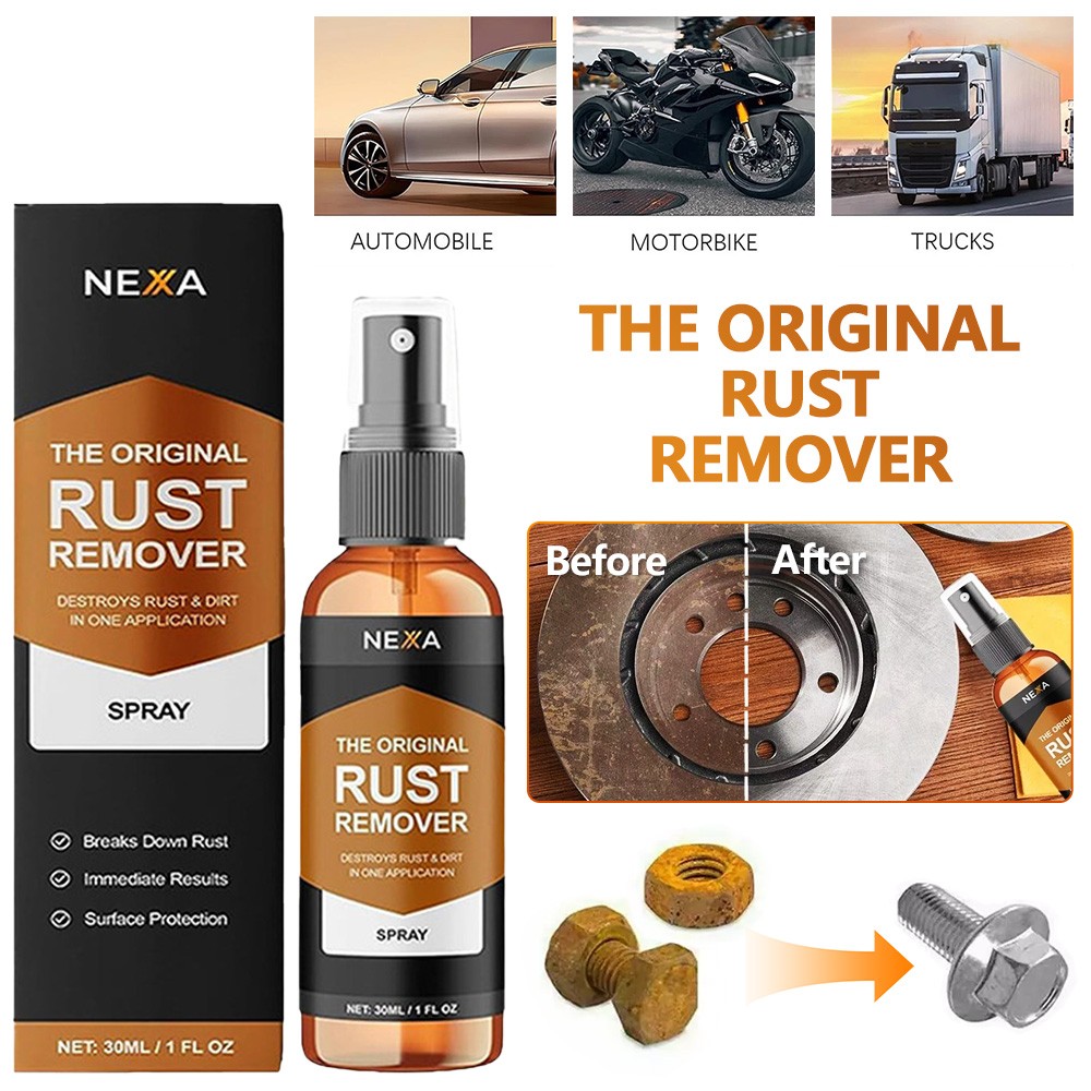 Rust Remover Spray – Fast-Acting Multi-Surface Cleaner | Removes Rust, 50mL