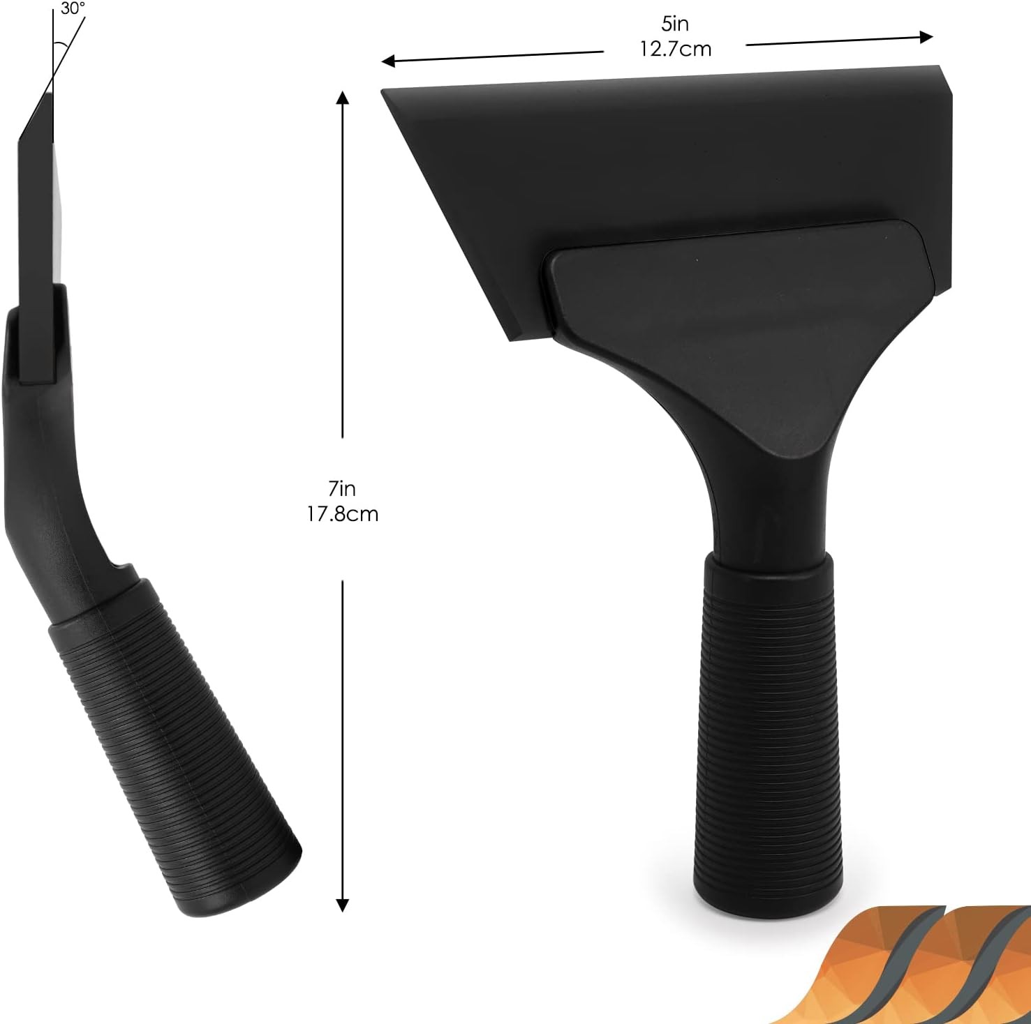 Small Squeegee 5 inch Rubber Window Tint Windshield Scraper for Car,Glass,