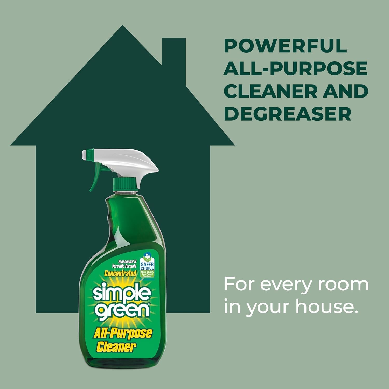 All-Purpose Cleaner Spray and Refill, Green, 3 Piece Set, , 1 Count