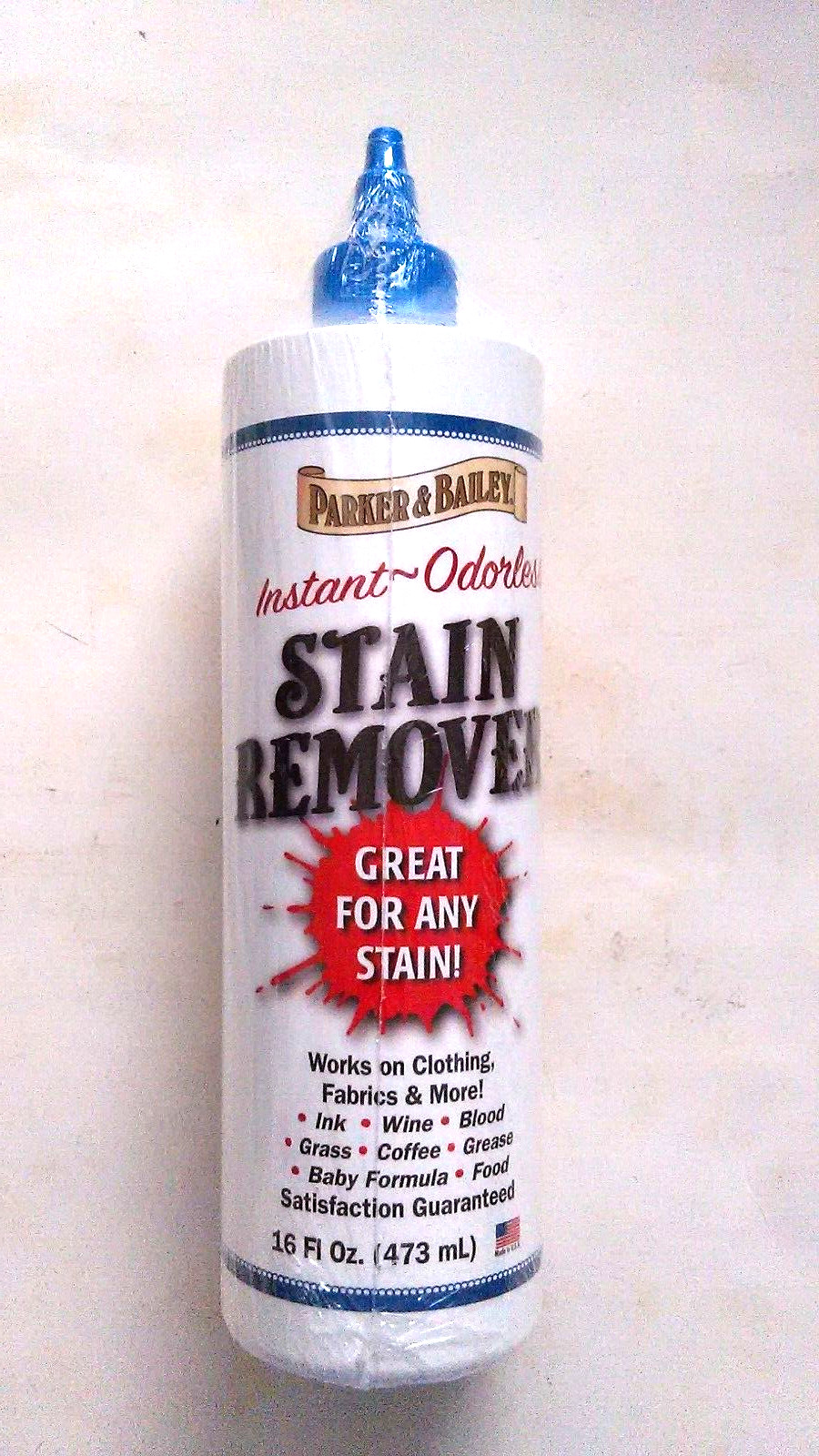 Parker and Bailey Garment and Fabric Laundry Stain Remover – 16 oz – BRAND NEW