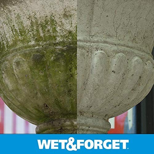 Wet & Forget Moss Mold Mildew Algae Cleaner 64oz Outdoor MultiSurface