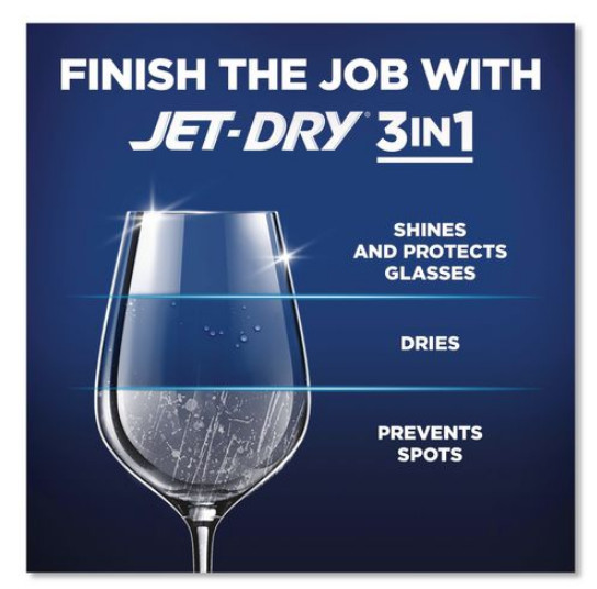 Finish Jet Dry Liquid Dishwasher Rinse Agent Aid 8.45 Oz Bottle Bulk 8 Pack Case