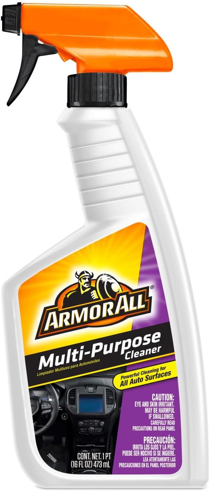Armor All Multi Purpose Cleaner , Car Cleaner Spray for All Auto Surfaces, 16 Fl