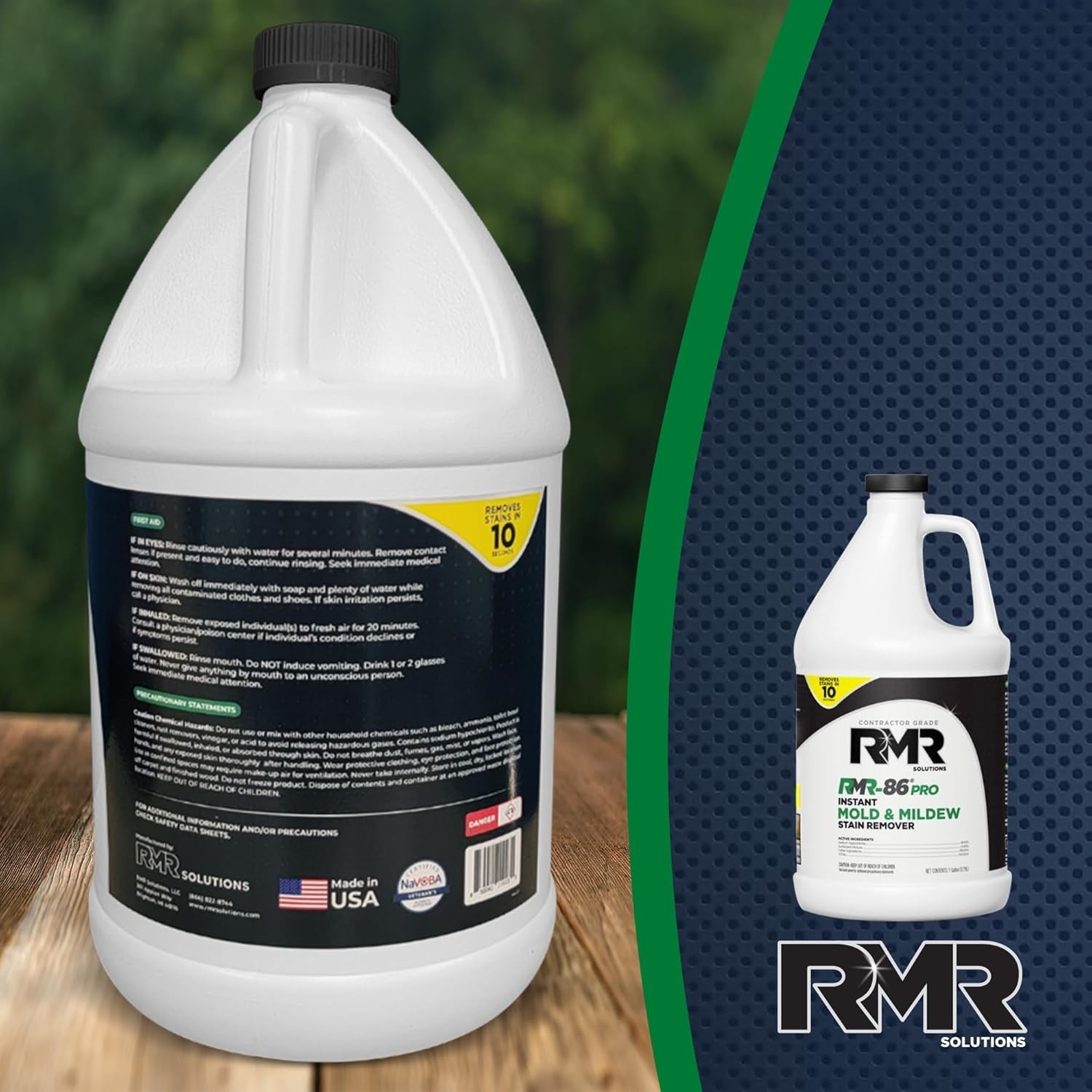 RMR-86 Pro Contractor Grade Mold Stain & Mildew Stain Remover Cleaning Solution,