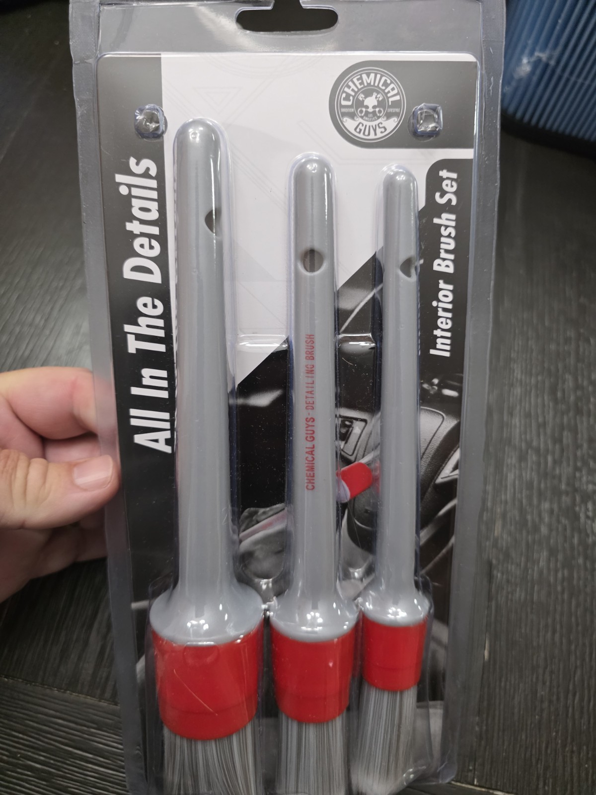 Chemical Guys ACC600 All In The Details Interior Detailing Brush Set New!! 🔥