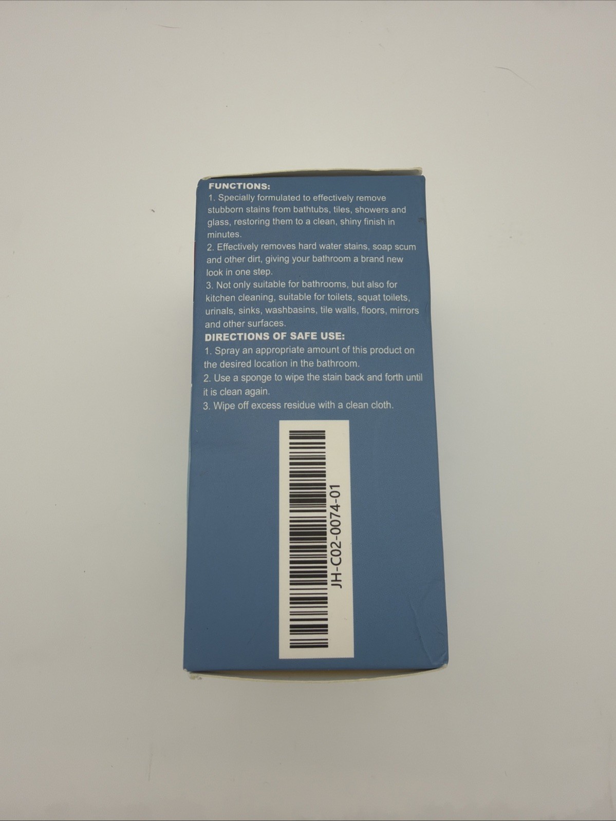 Jakehoe Bathroom Descaler Stubborn Stains Cleaner Spray (4 Fl.oz) NEW