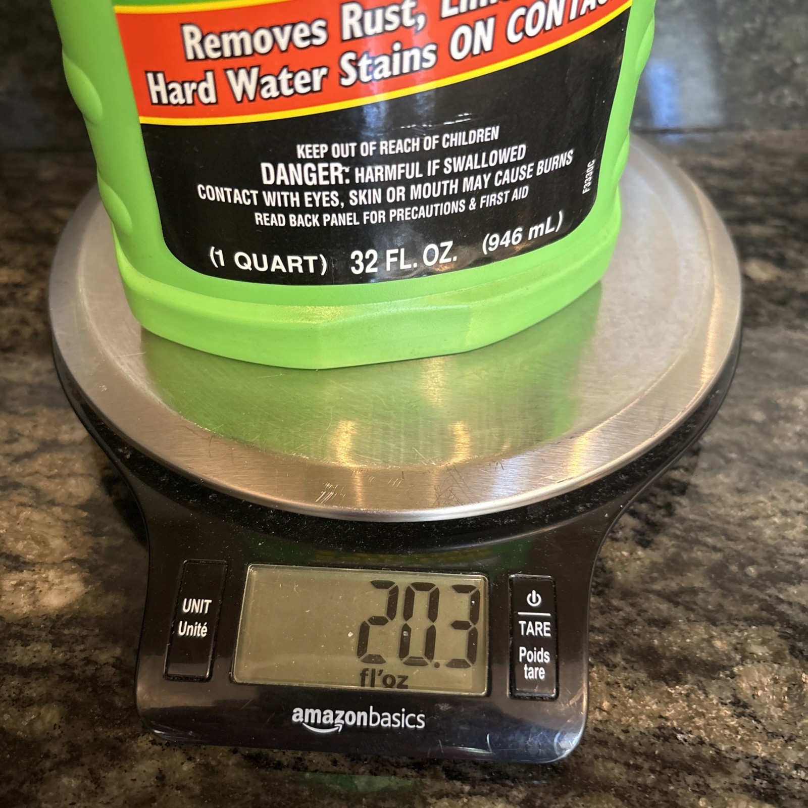 The Works Rust Lime Calcium Remover 32 oz Used Approx 60% Full Discontinued