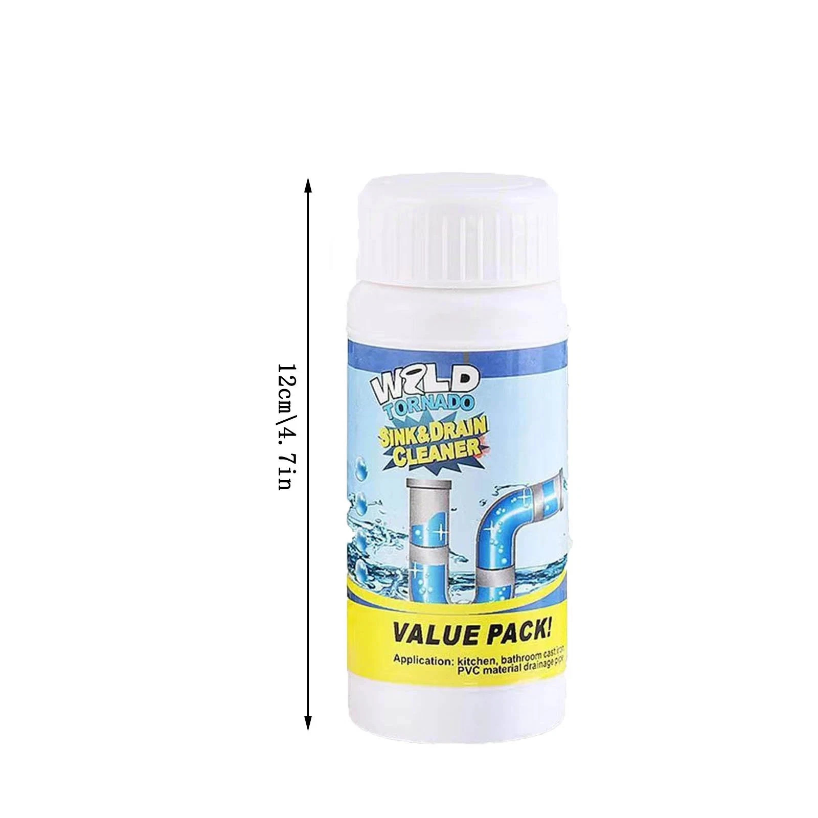 1/2/3PCS Wild Sink and Drain Cleaner,Wild Tornado Sink And Drain Cleaner
