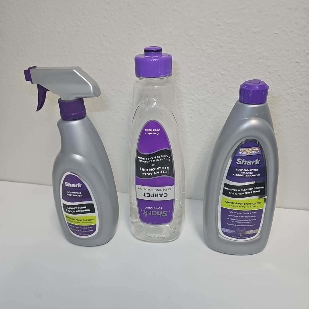 Shark Sonic Duo Carpet Cleaner Cleaning Solution Bottle Reusable Shampoo Lot