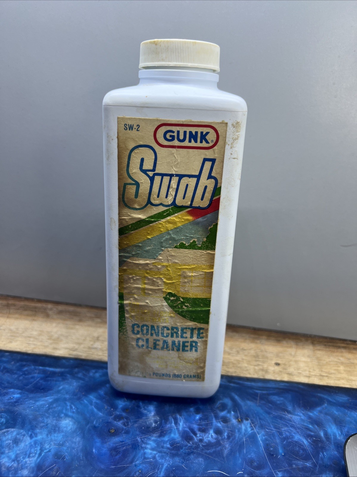 Gunk Swab Concrete Cleaner for Garage Floors & Driveways Basements 1.5 lb