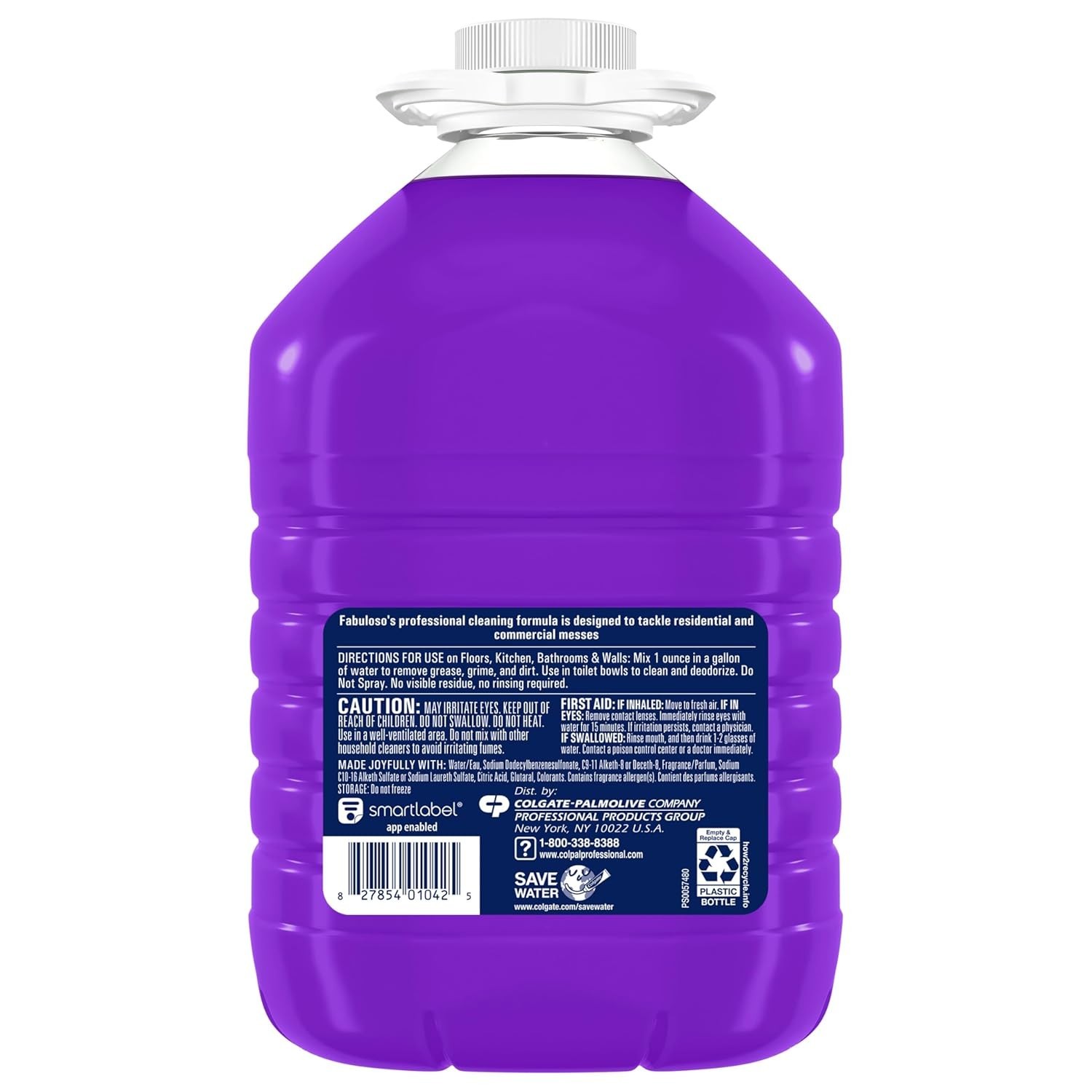 Lavender Scented Professional Cleaner – 128 Gallons Ready to Use, 4 Bottles